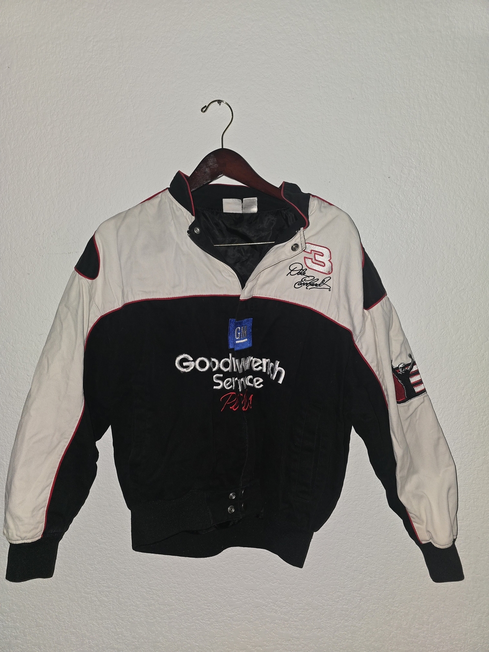 Vtg Dale Earnhardt Sr Jacket Large Winners Circle NASCAR GM Goodwrench Service